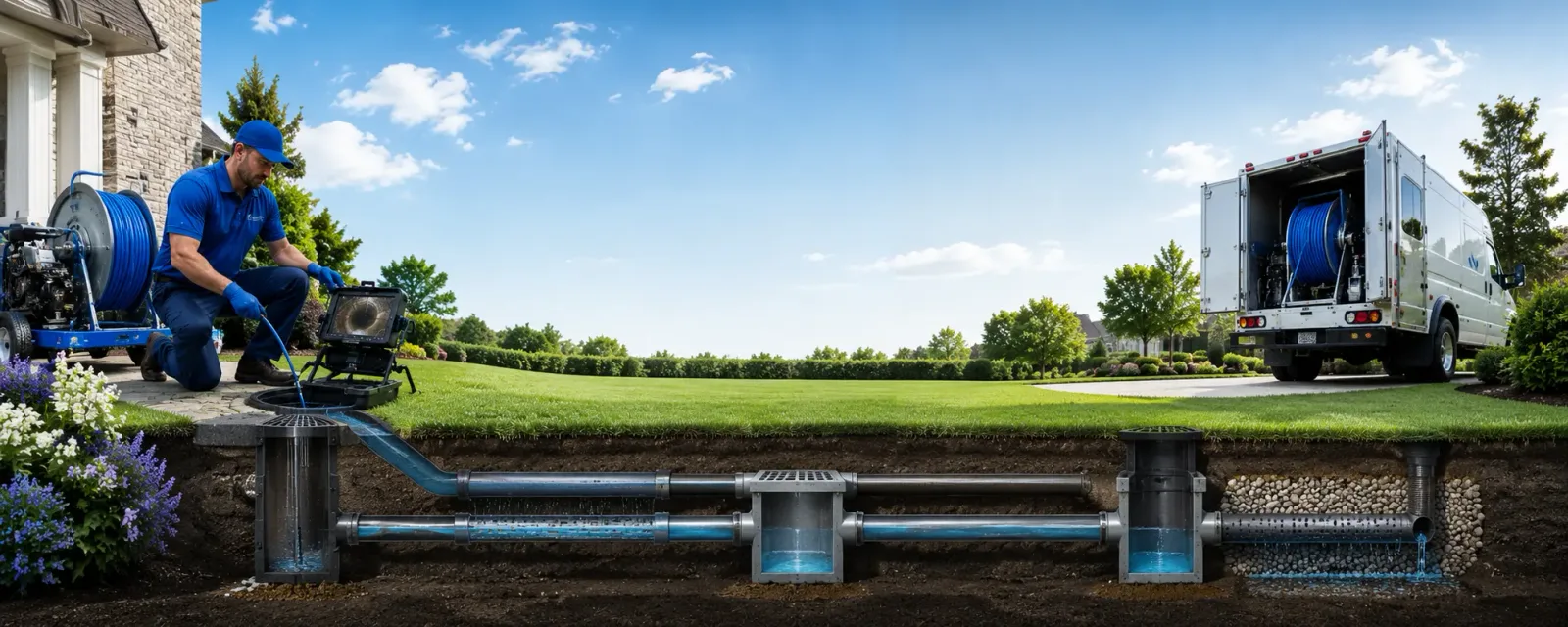 Outdoor drain cleaning information for Fort George G Meade, MD